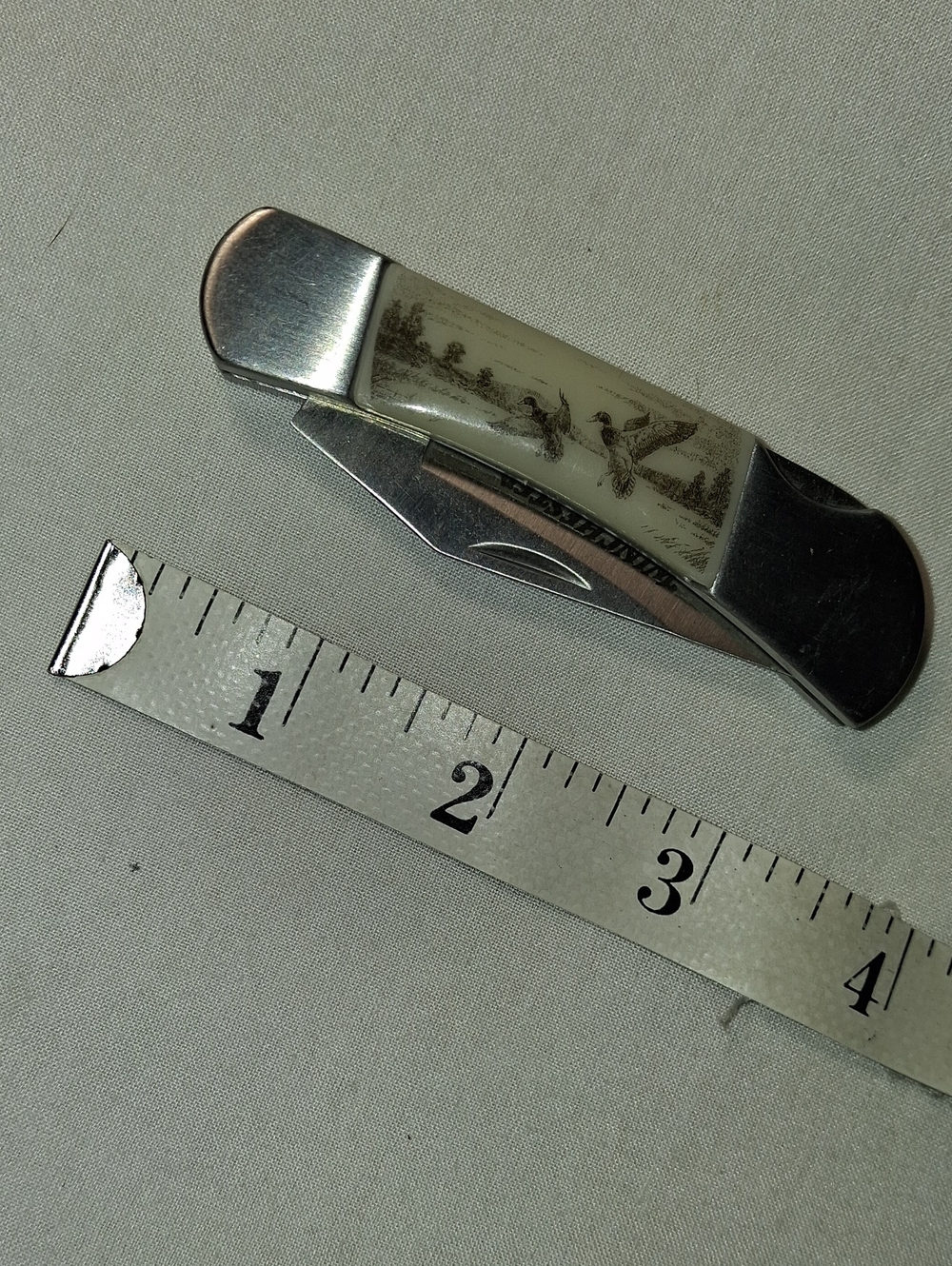 Vtg Collectible Winchester 2007 Limited Edition Duck Flying Folding Pocket Knife